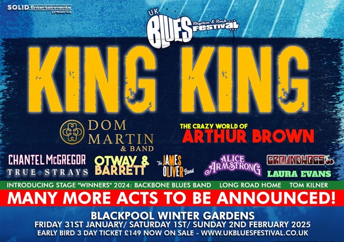 More Acts Announced For UK Blues Rhythm and Rock Festival 2025